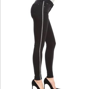 Mavi Adriana Side Stripe Ankle Jeans